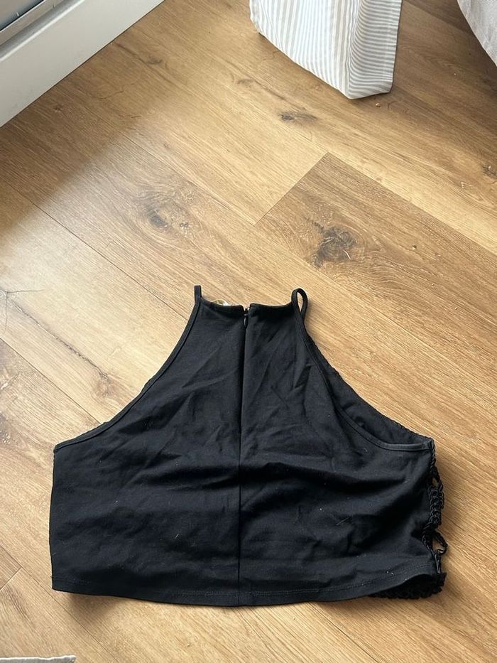 Top crochet noir H&M - photo numéro 4