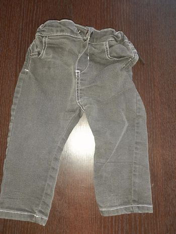 Pantalon noir taille réglable  6 mois