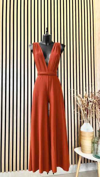 Combi dos nu pour occasions estivales terracota