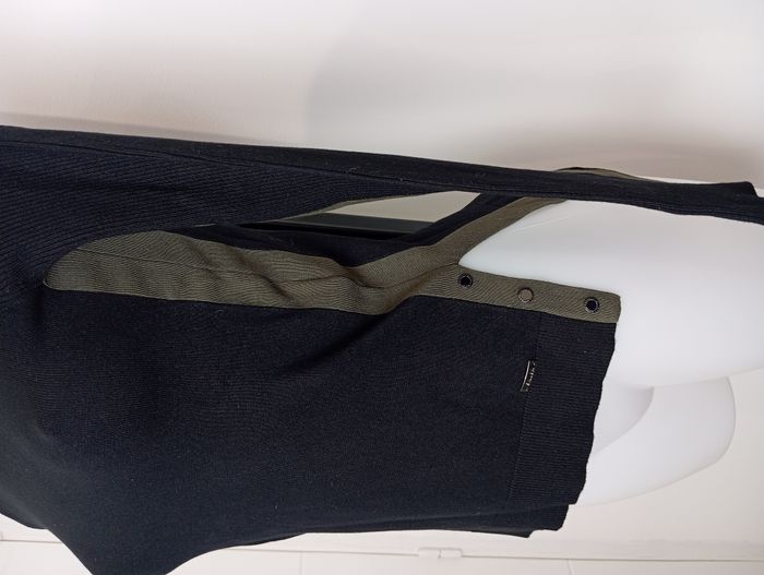 Pull col roulé noir et kaki Salsa taille XS neuf - photo numéro 7