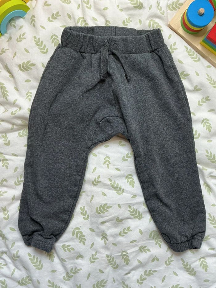 Pantalon de jogging gris lien de serrage 18 mois boîte à malices - photo numéro 3