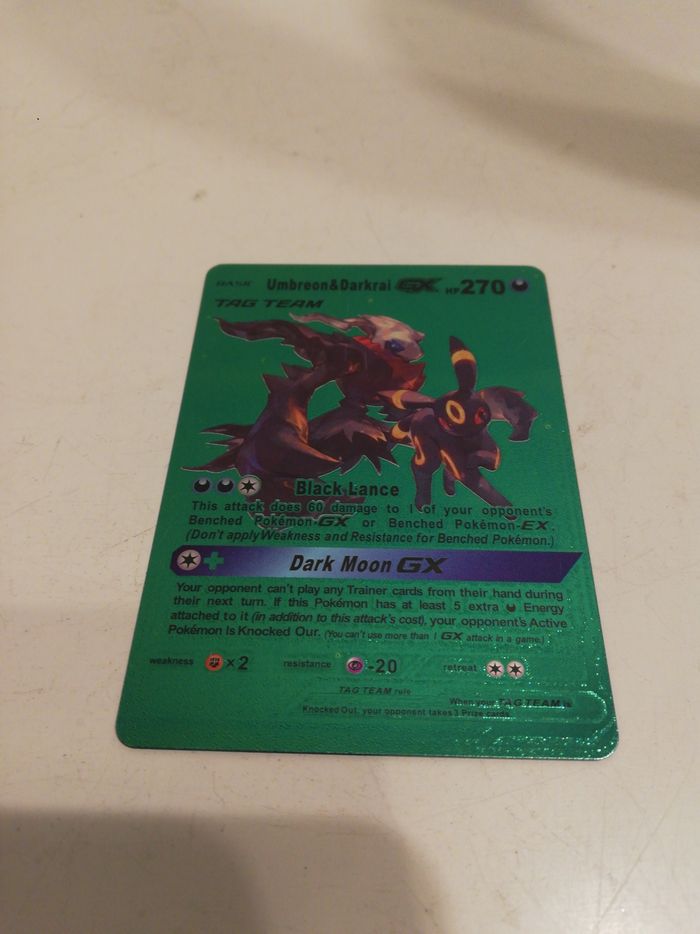 Cartes pokémon verte