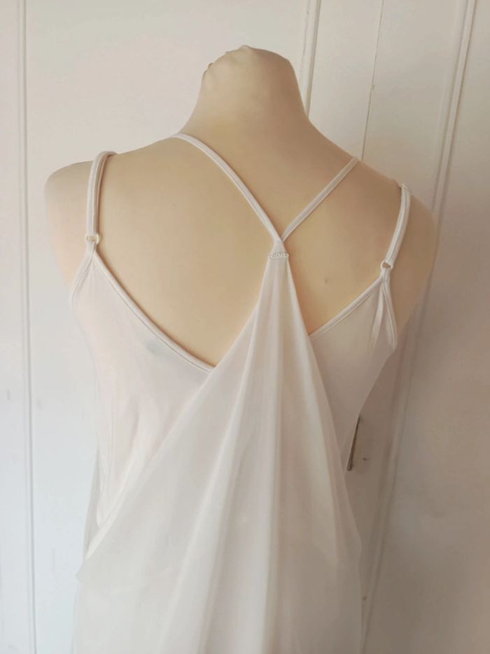 Robe longue voile doublé femme t m 38 cop copine - photo numéro 3
