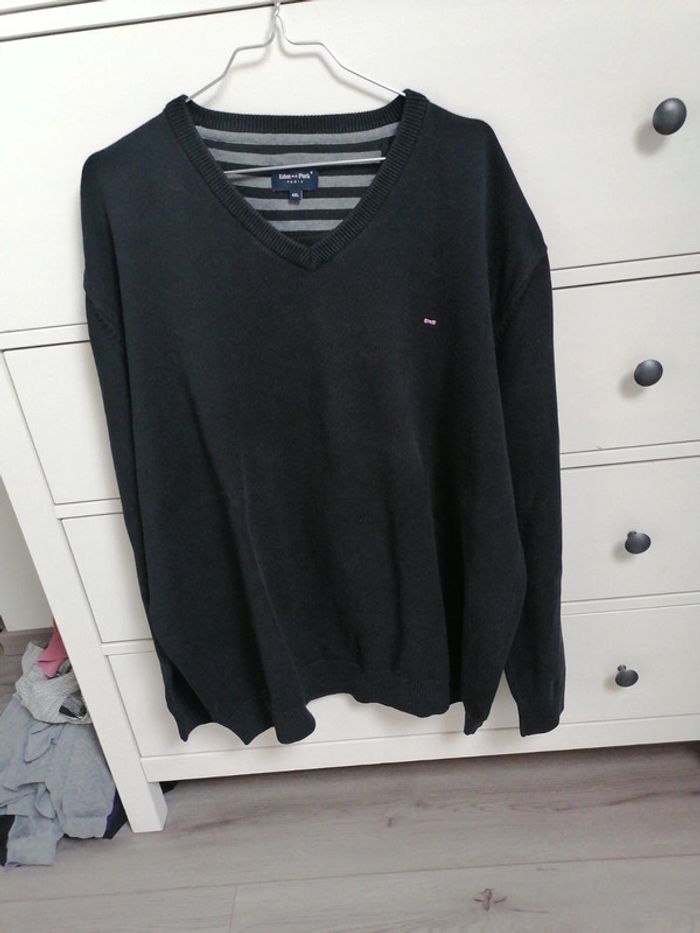 Pull noir Eden Park 4XL