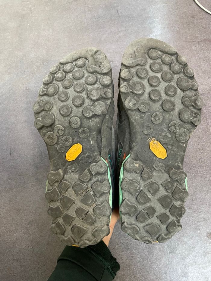 Chaussures  La Sportiva Tx4 gris/menthe 38,5 - photo numéro 6