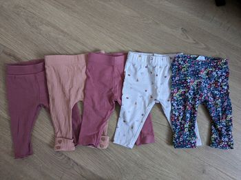 Lot de 5 leggings fille Kiabi 6 mois