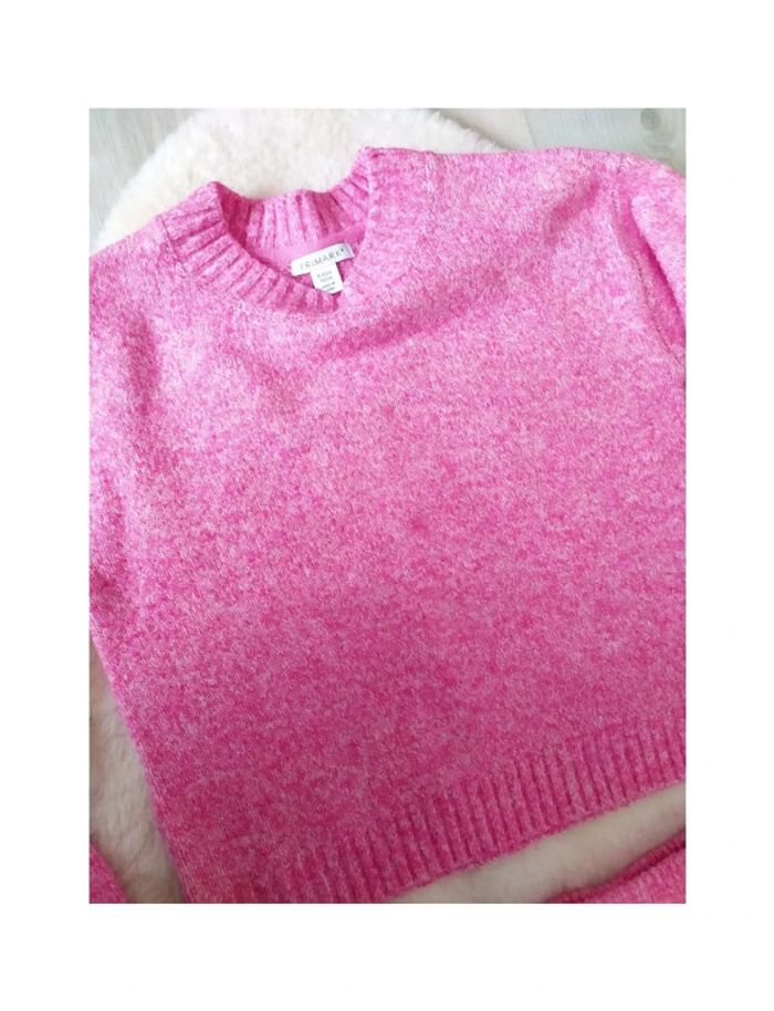 Ensemble tricot jupe + pull automne hiver fille - photo numéro 3