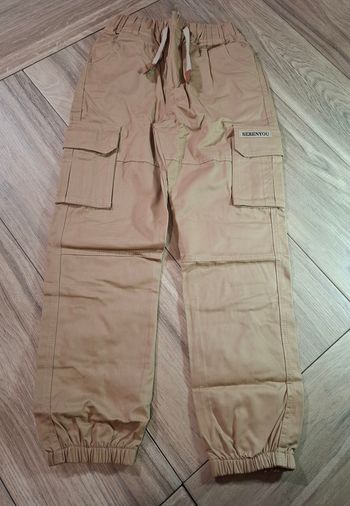 Pantalon Cargo enfant beige