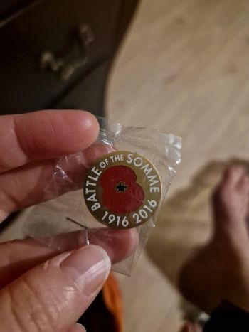 Pins centenaire de la bataille de la somme