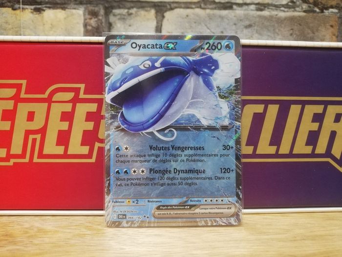 Carte Pokemon Oyacata EX 066/182