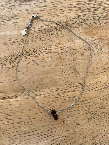 Collier zag petite pierre