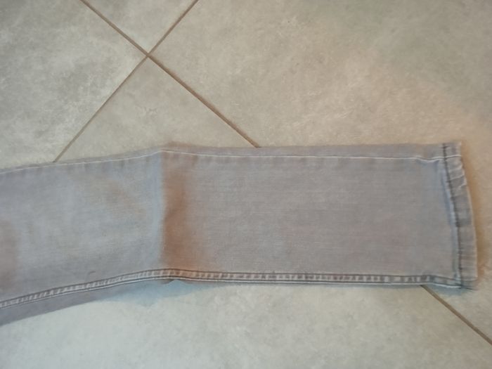 Pantalon jeans gris skinny neuf denim - photo numéro 3