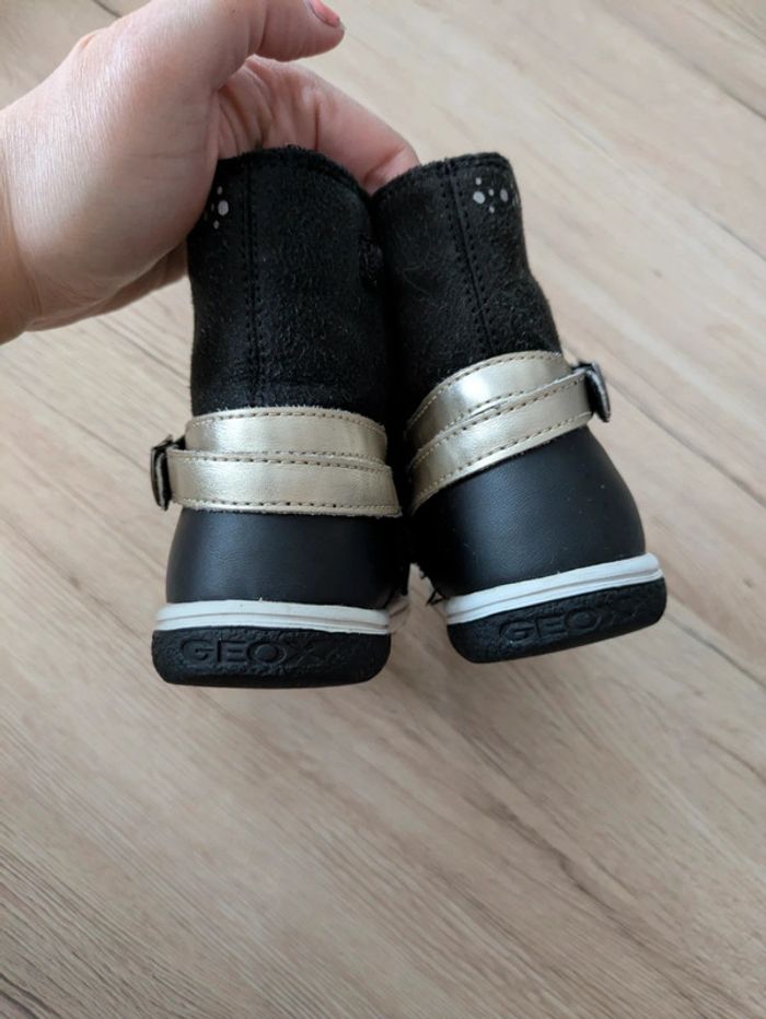 Bottines noires et dorées Geox 24 - photo numéro 6