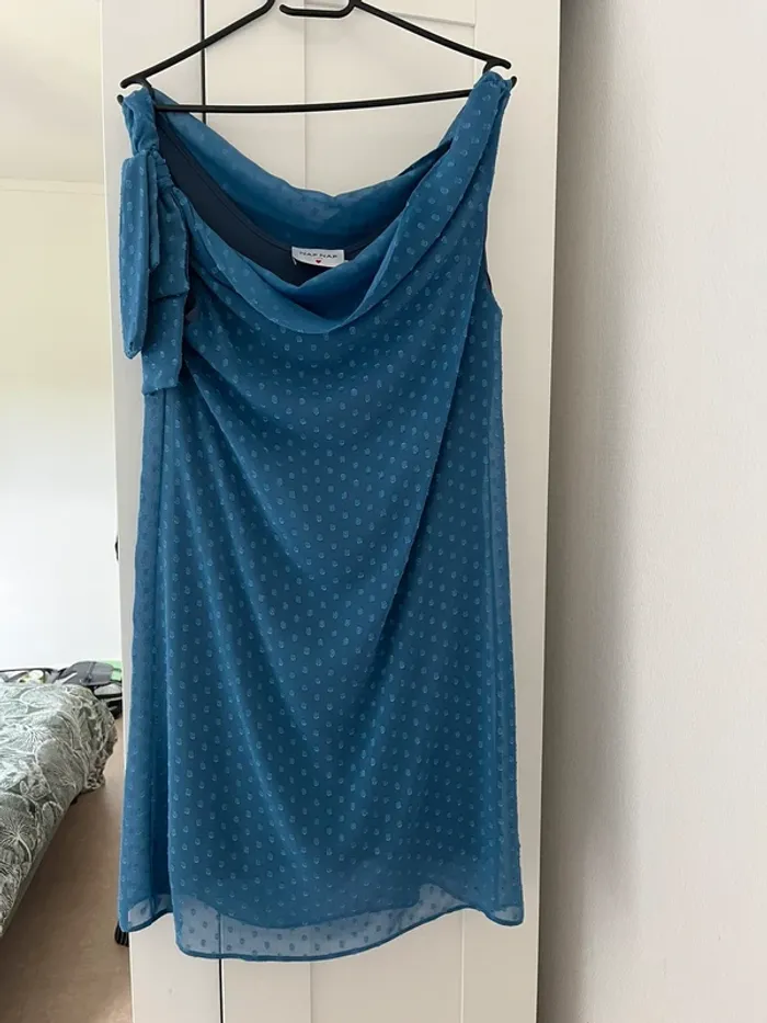 Robe courte bleu - photo numéro 4