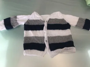 habits tricotés main 3/6 mois