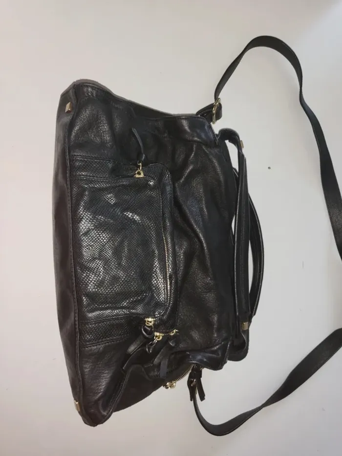 Sac en cuir minelli - photo numéro 2