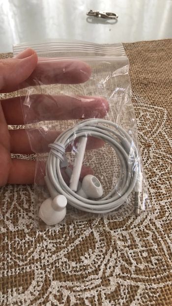 Écouteurs blanc neuf