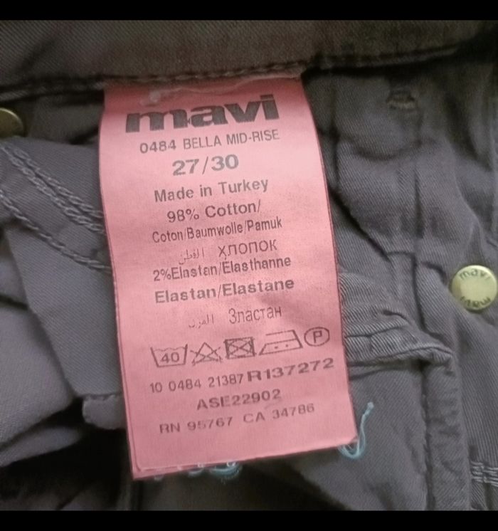 Pantalon mavi en 27/30 (38) - photo numéro 2