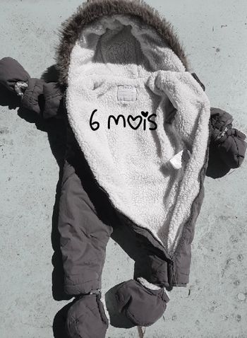 Combipilote unisexe a capuche avec gants et chaussons