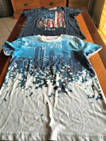 Lot de 2 t-shirt manches courtes en 12 ans R teens