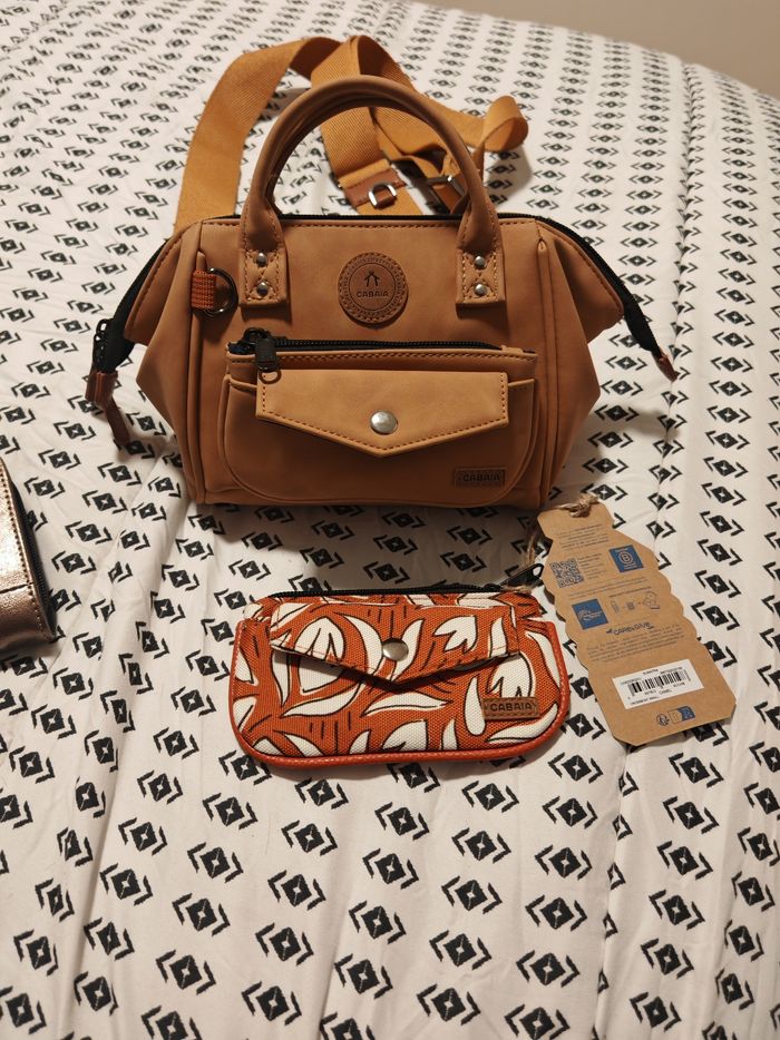 Sac cabaia avec porte monnaie et pochette amovible - photo numéro 7