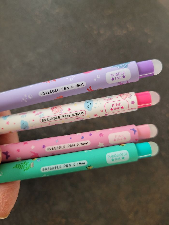 Stylos encre gel effaçable thème Girly - photo numéro 4