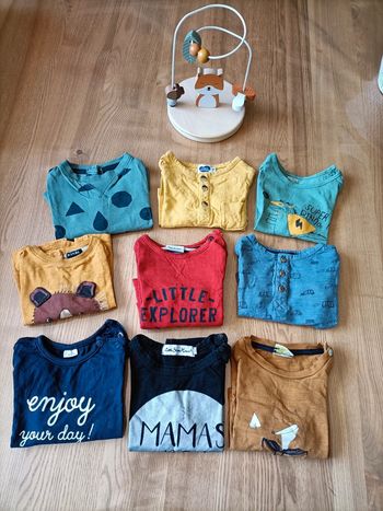 Tee-shirts manches longues bébé garçon 3 mois
