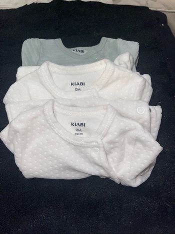 Lots de 3 bodys kiabi