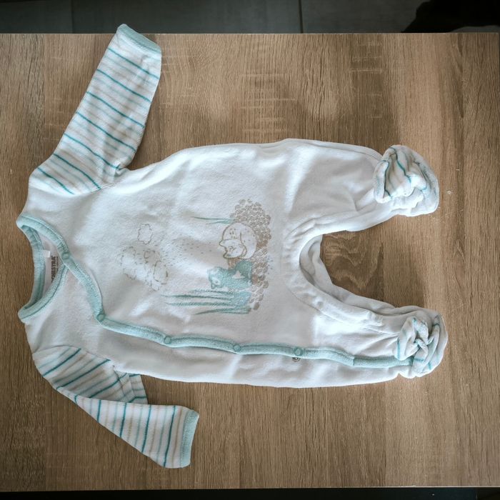 Pyjama velours taille 3 mois - photo numéro 7