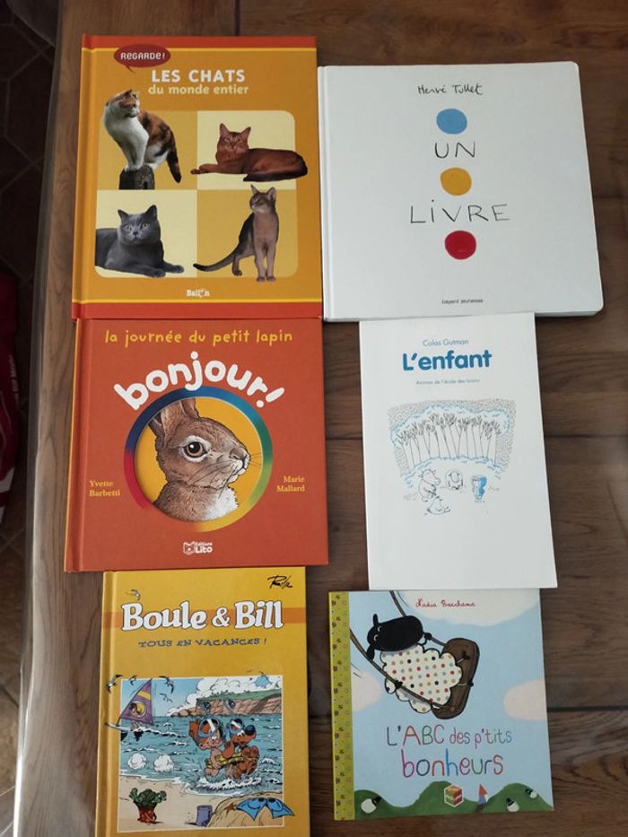 Lot de 6 livres enfants