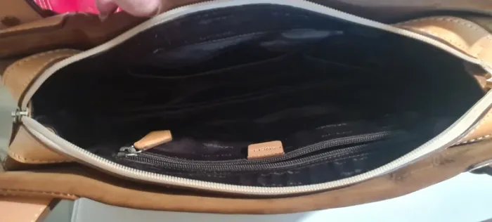 Sac marron et beige Lancel - photo numéro 9