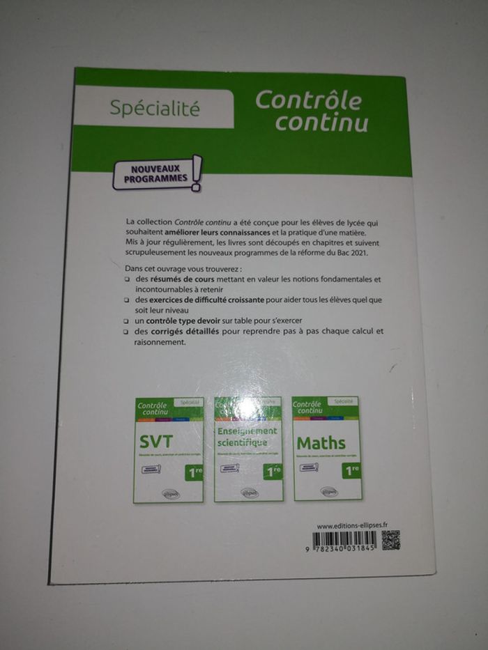 Spécialité Mathématiques - Première - Nouveaux programmes - photo numéro 2