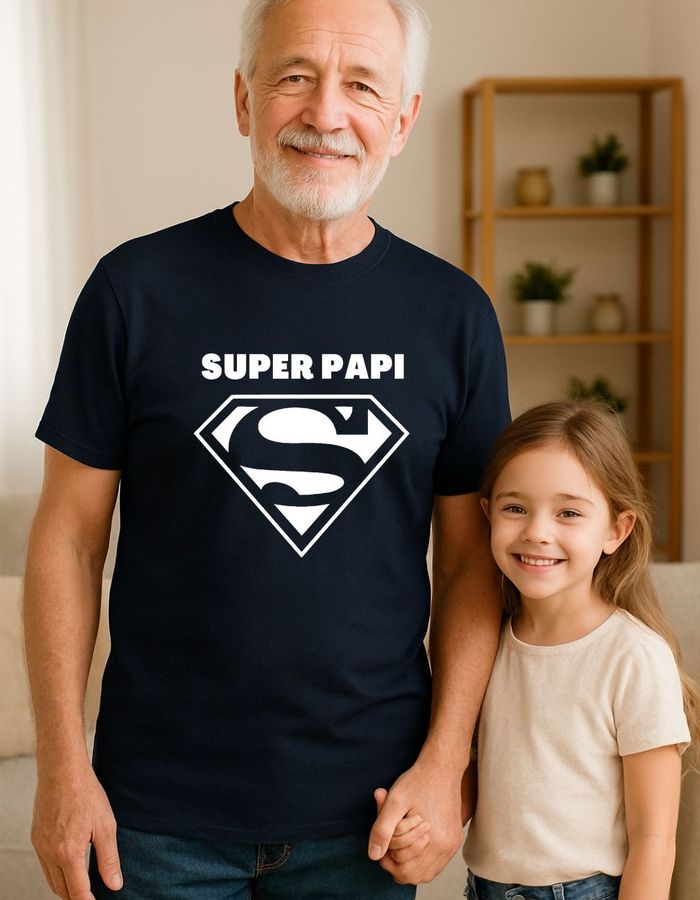 Cadeau pour papi - T-shirt homme personnalisé