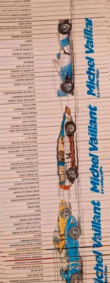 Lot  de 76  bandes  dessinées Michel  Vaillant