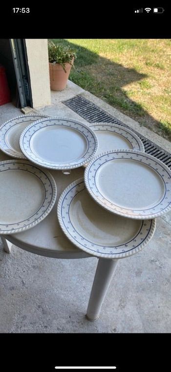 Assiettes plates