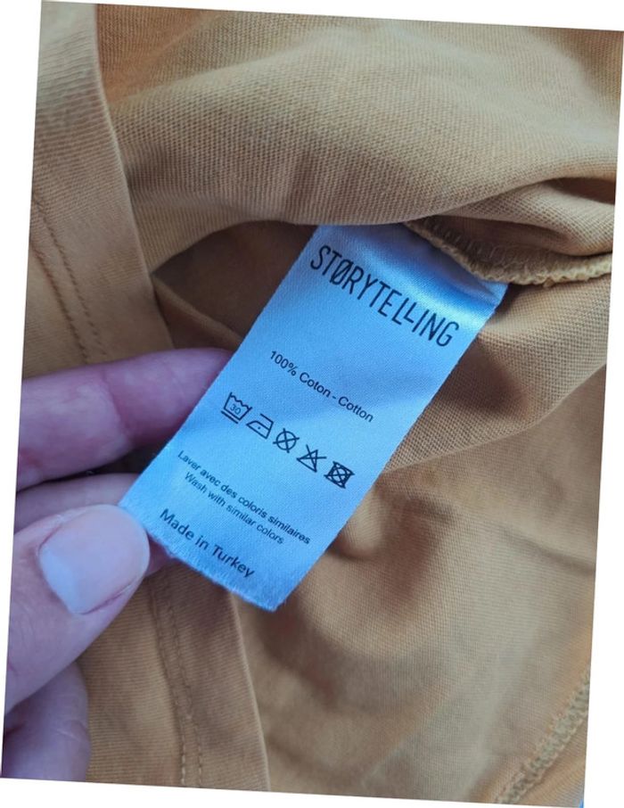 T-Shirt Manches longues Manhattan moutarde 3 ans - photo numéro 2