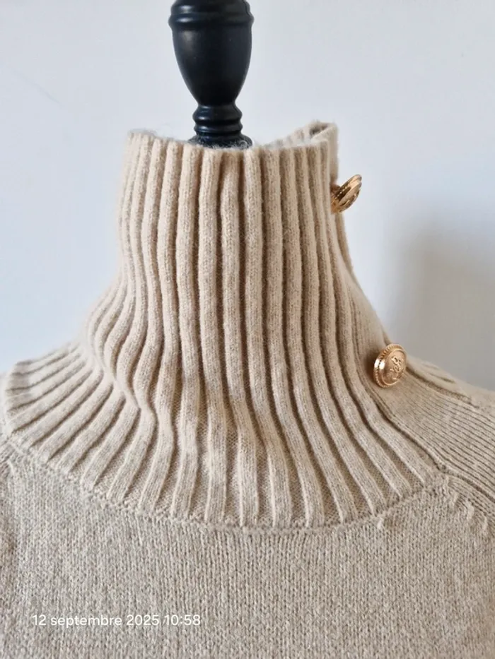 Robe pull oversize beige sable -Neuve étiquette – T 42/44/46 - photo numéro 4