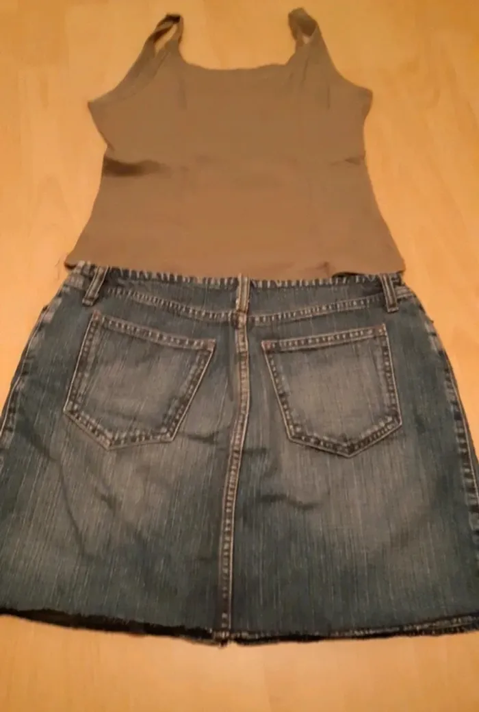Mini jupe en jean EDC by Esprit taille XS 34-36 - photo numéro 7