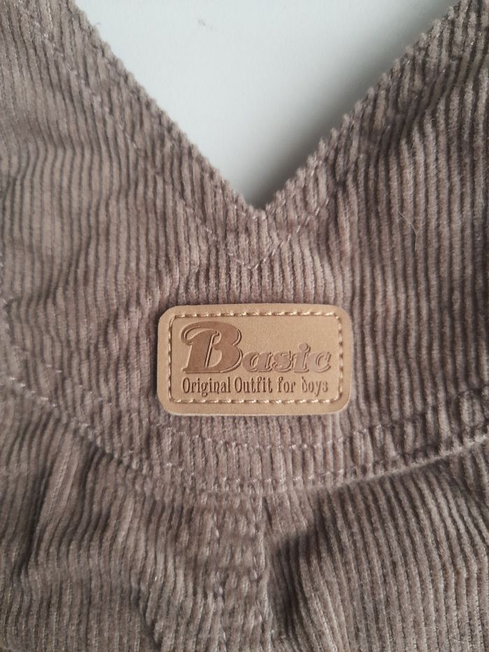 Salopette velours garcon hiver - photo numéro 3