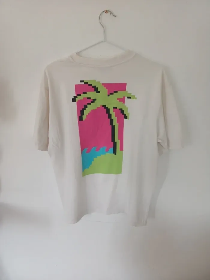 T- shirt blanc zara - photo numéro 3