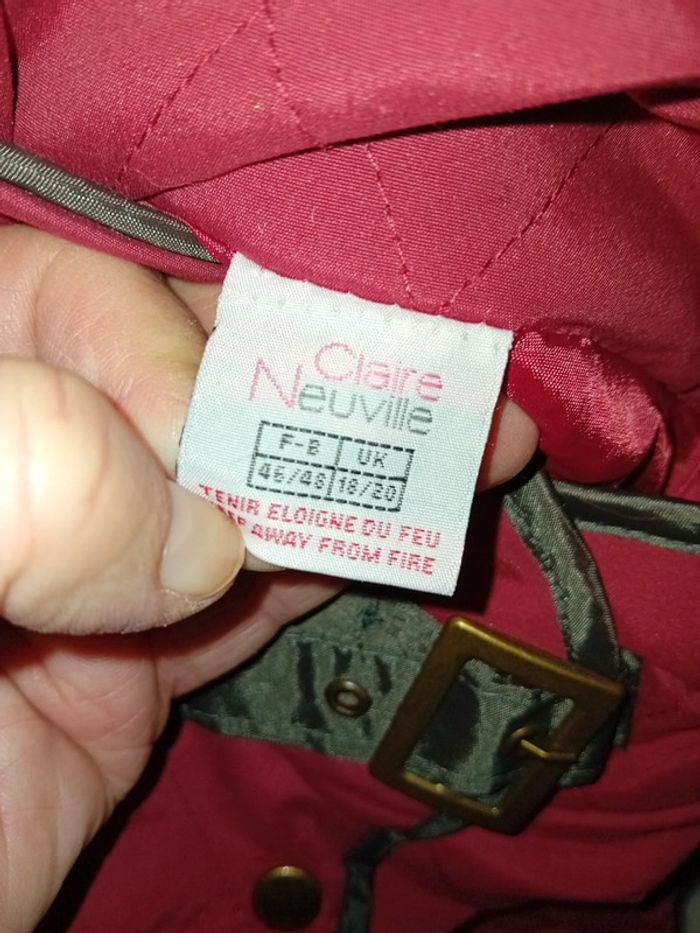 Blouson mi saison taille 46/48 de chez Claire Neuville - photo numéro 3