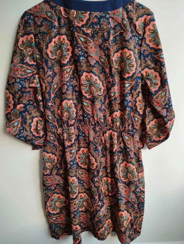 Robe légère à motifs kashmir taille 42 - photo numéro 5