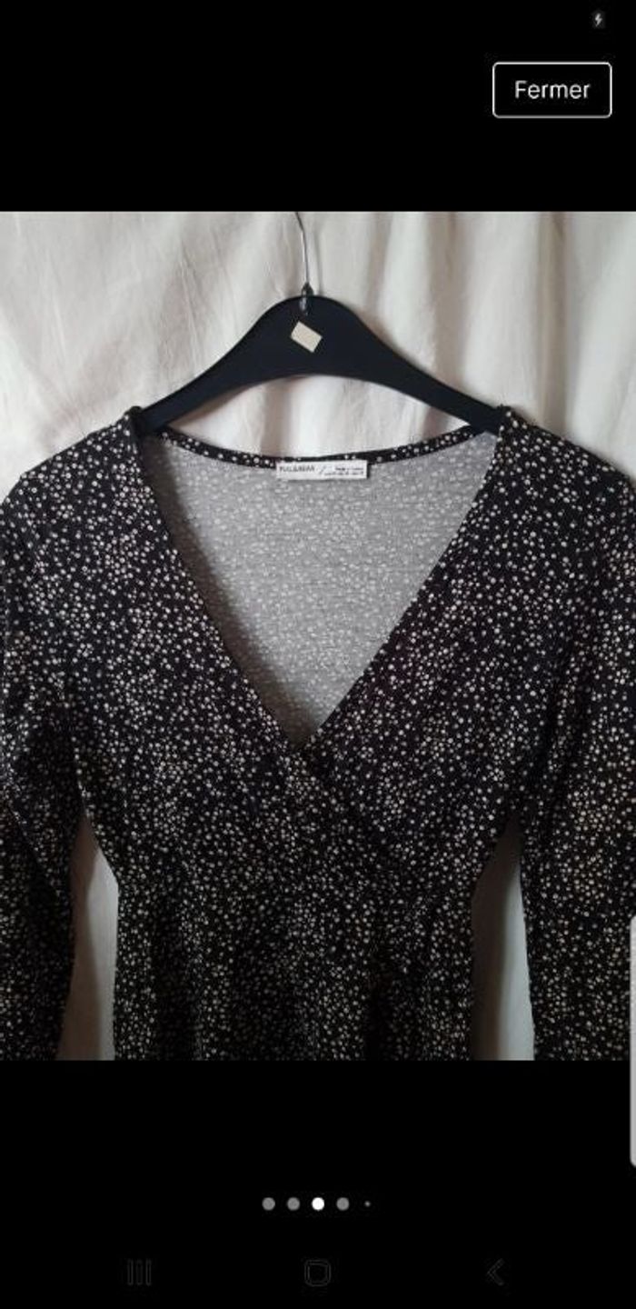 Blouse cœur croisé