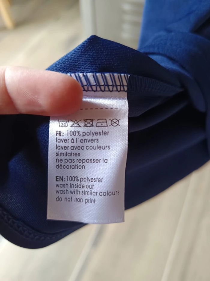 Tee-shirt FFT 2 étoiles taille S neuf - photo numéro 5