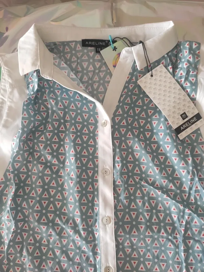 Chemise été coton sans manches taille 6 - photo numéro 4