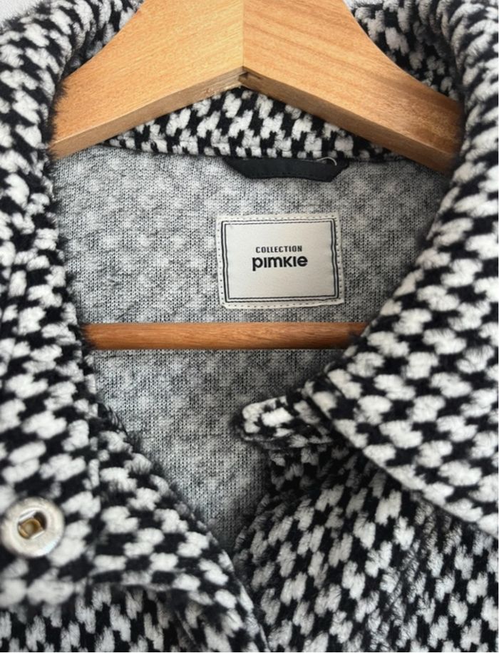 Veste Motifs Pied de poule noir et blanc Pimkie / Veste Pimkie taille L - photo numéro 2