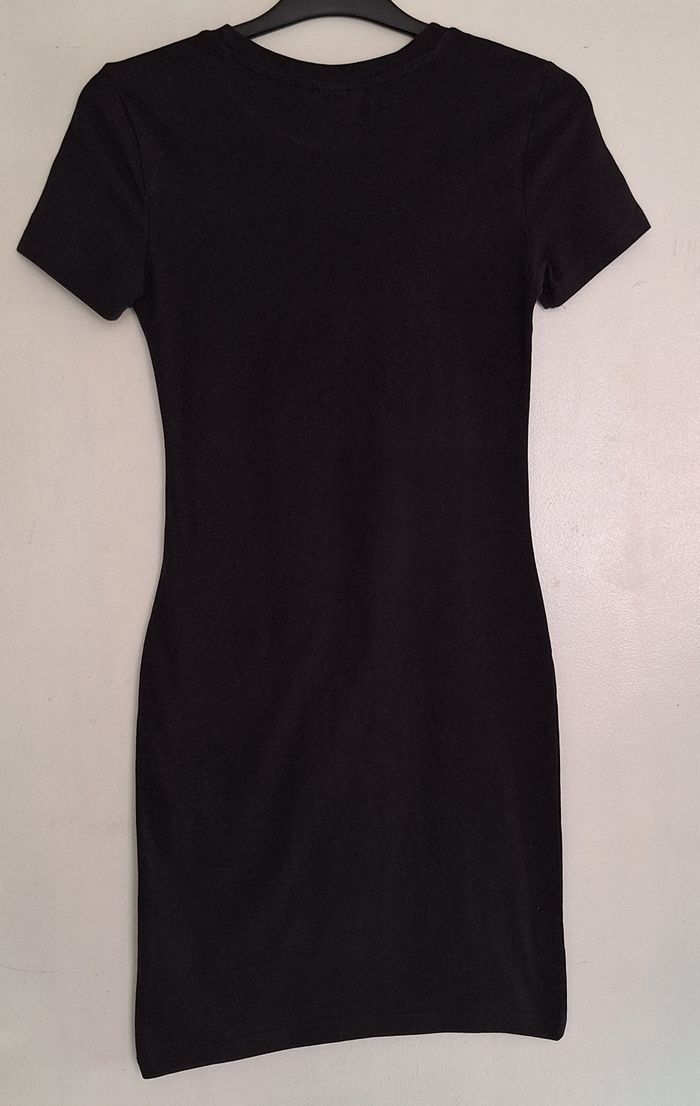 Chemise de nuit simple noire unie - photo numéro 3