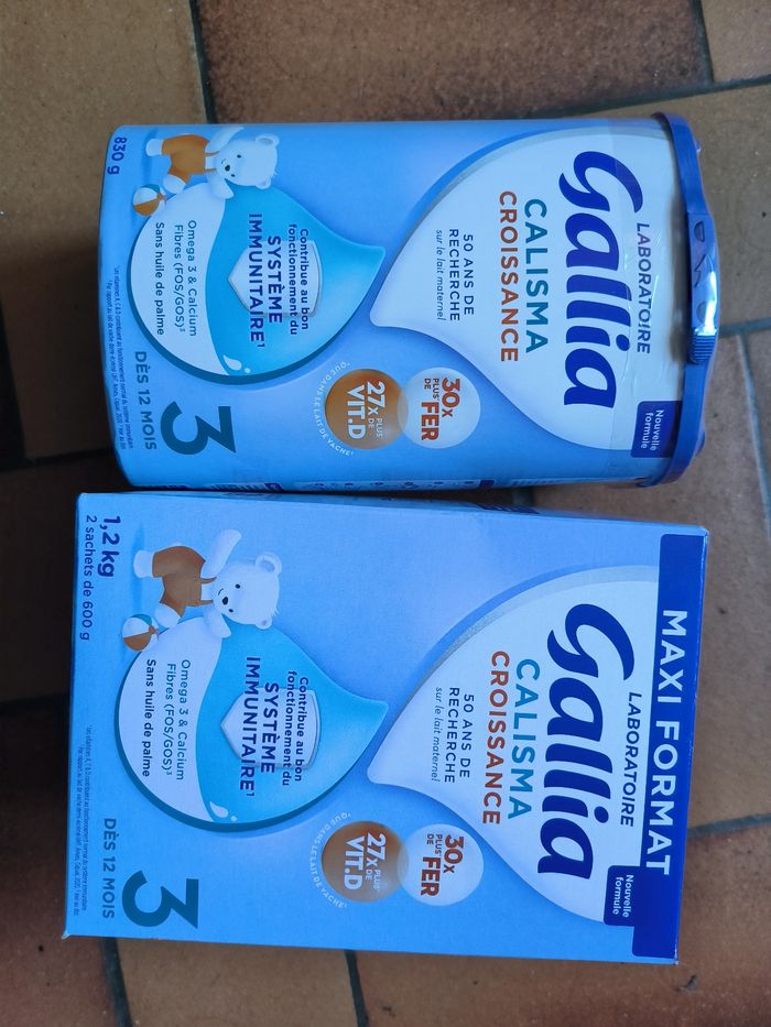 Lait Gallia calisma croissance