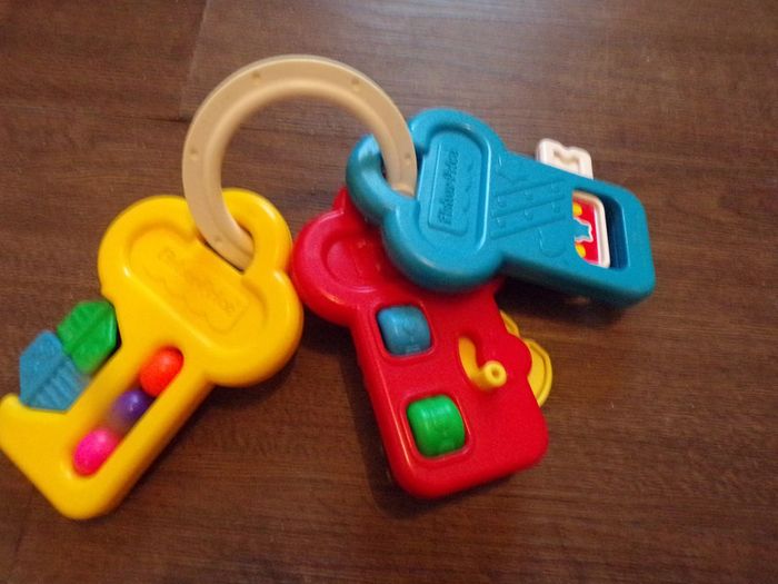 Hochet Jouet 1er âge  3 Grosses Clés D'activités  Fisher Price