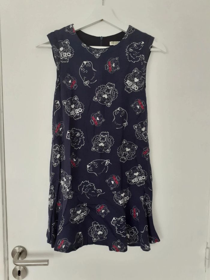 Robe fille été 10 ans bleu marine Kenzo